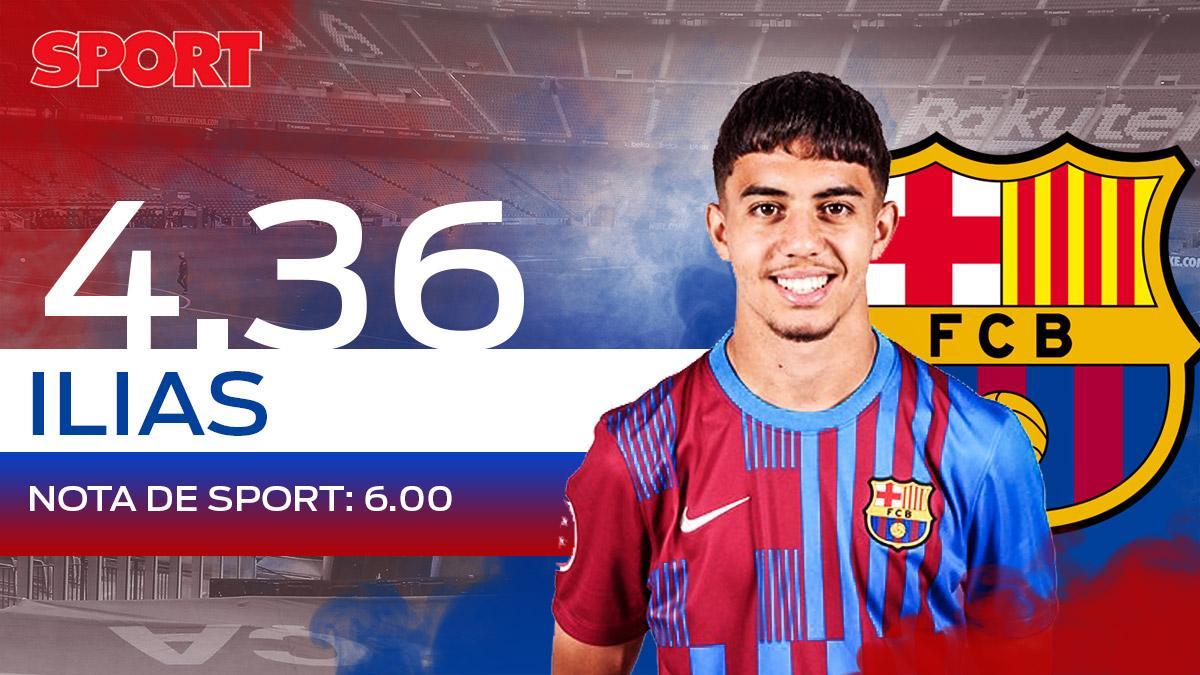 4,36. ILIAS. Ayudó al primer equipo cuando más se necesitaba, pero no terminó de convencer y también se lleva un suspenso 4,36. ILIAS. Ayudó al primer equipo cuando más se necesitaba, pero no terminó de convencer y también se lleva un suspenso