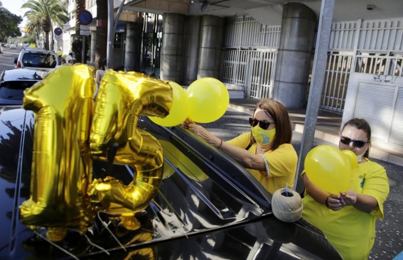 Protestas de enfermeros y auxiliares en Tenerife por contratos mediocres