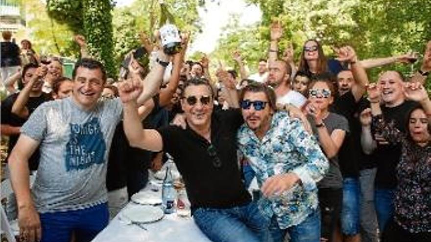 Celebració de dimarts a Girona, d&#039;El Celler de Can Roca com a millor restaurant del món.