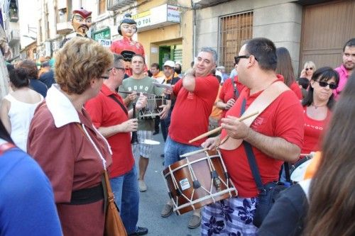 Gigantes y cabezudos en Abarán