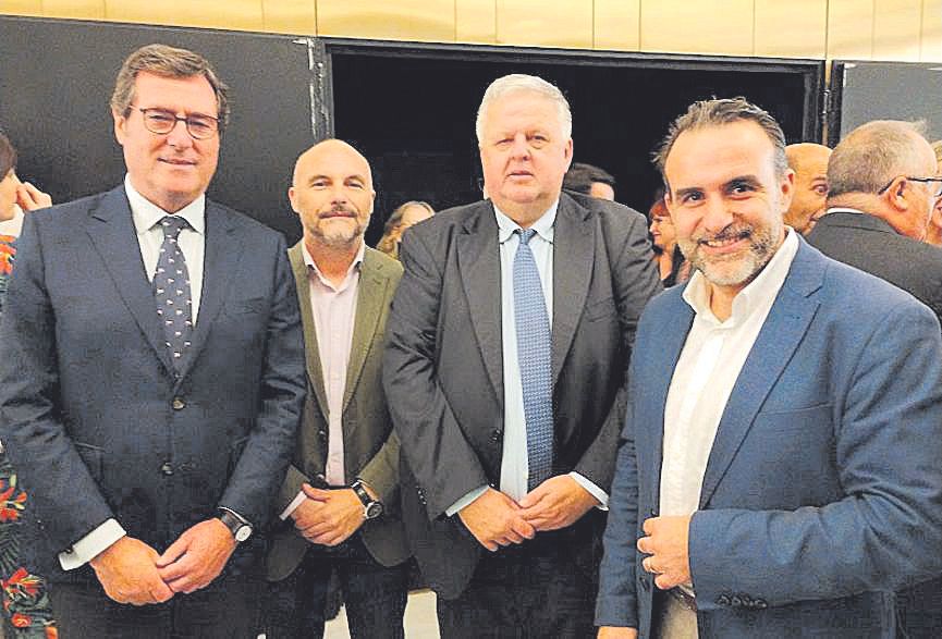 Antonio Garamendi, David Díez, Rafel Roig y Rafel Ballester.