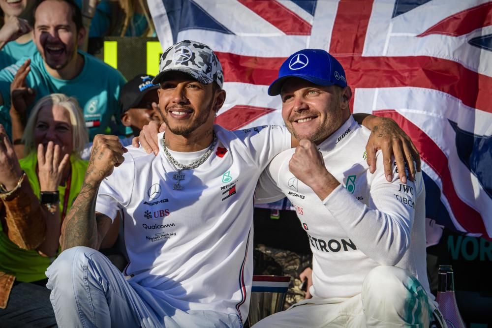 Lewis Hamilton celebra su séptimo título mundial