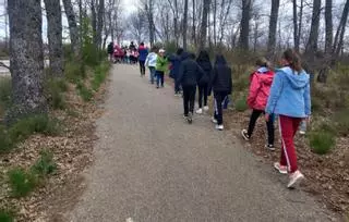 Kilómetros solidarios desde el Monte Gándara para la ONG Save The Children