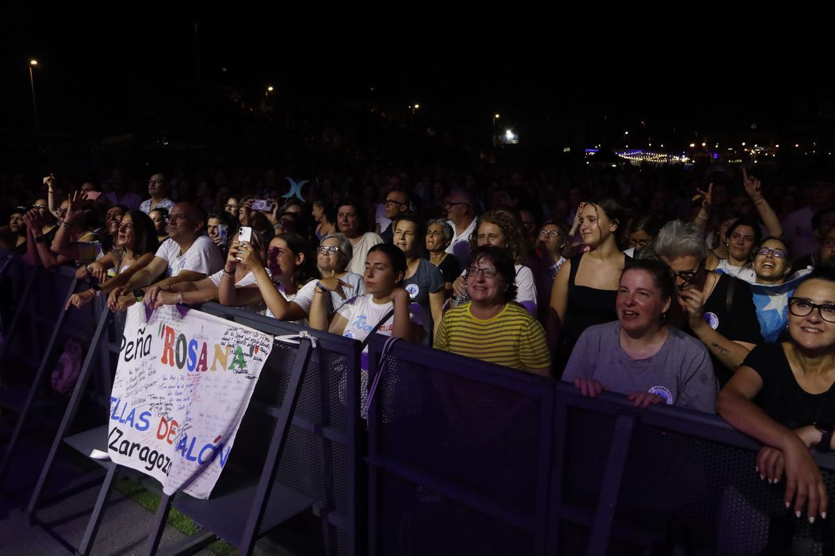 Concierto de Rosana en el Som Festival de Castellón.