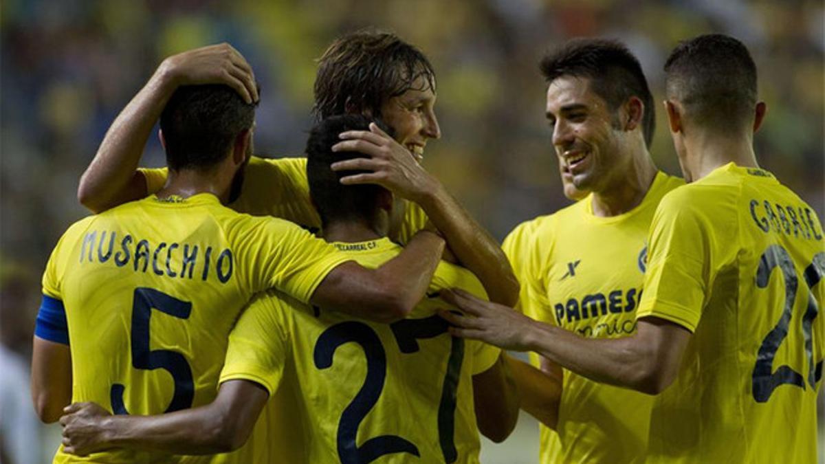 El Villarreal se divirtió ante un débil Astana