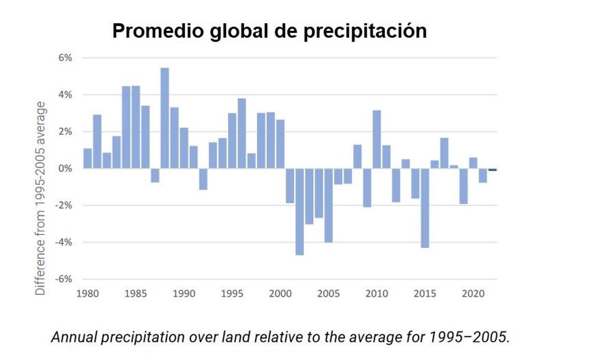 Promedio global de precipitaciones