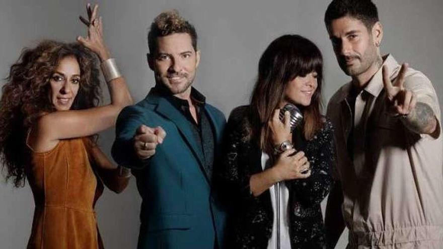 Rosario, David Bisbal, Vanesa Martín y Melendi, &#039;coaches&#039; en &#039;La Voz Kids&#039;.