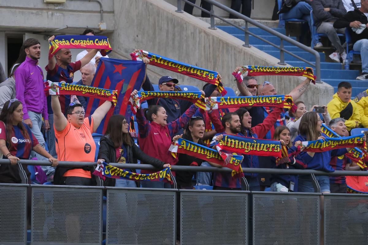 La Final de la Copa de la Reina entre el FC Barcelona y Atlético de Madrid, en el estadio de Gran Canaria