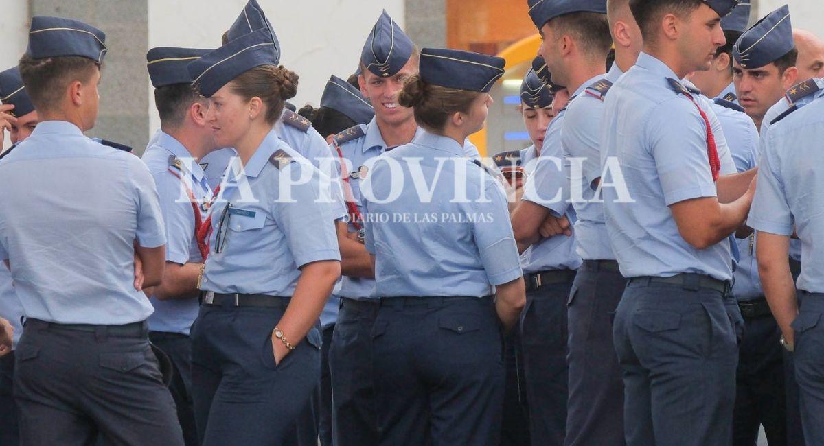 Fin de curso militar de la princesa Leonor en Gran Canaria, en imágenes