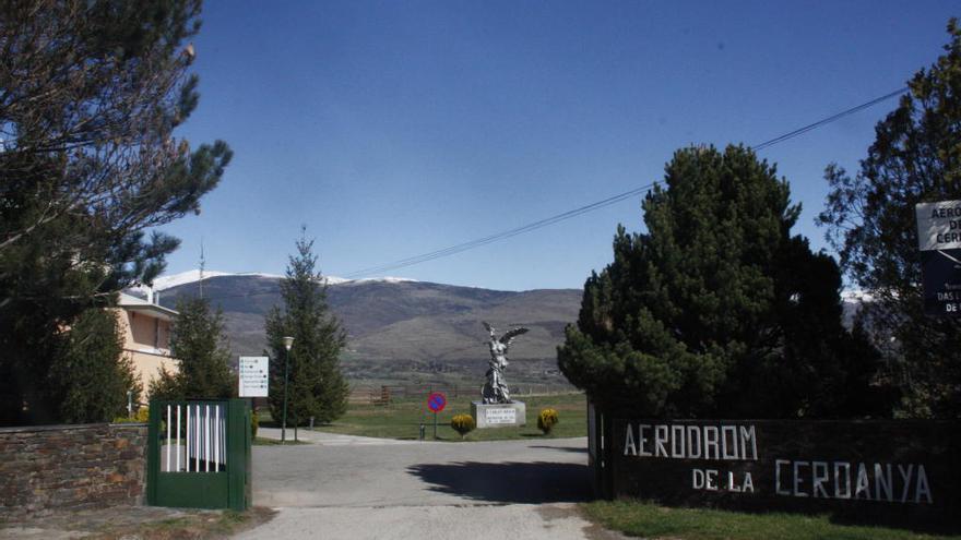 L&#039;&#039;entrada de l&#039;aeròdrom de la Cerdanya