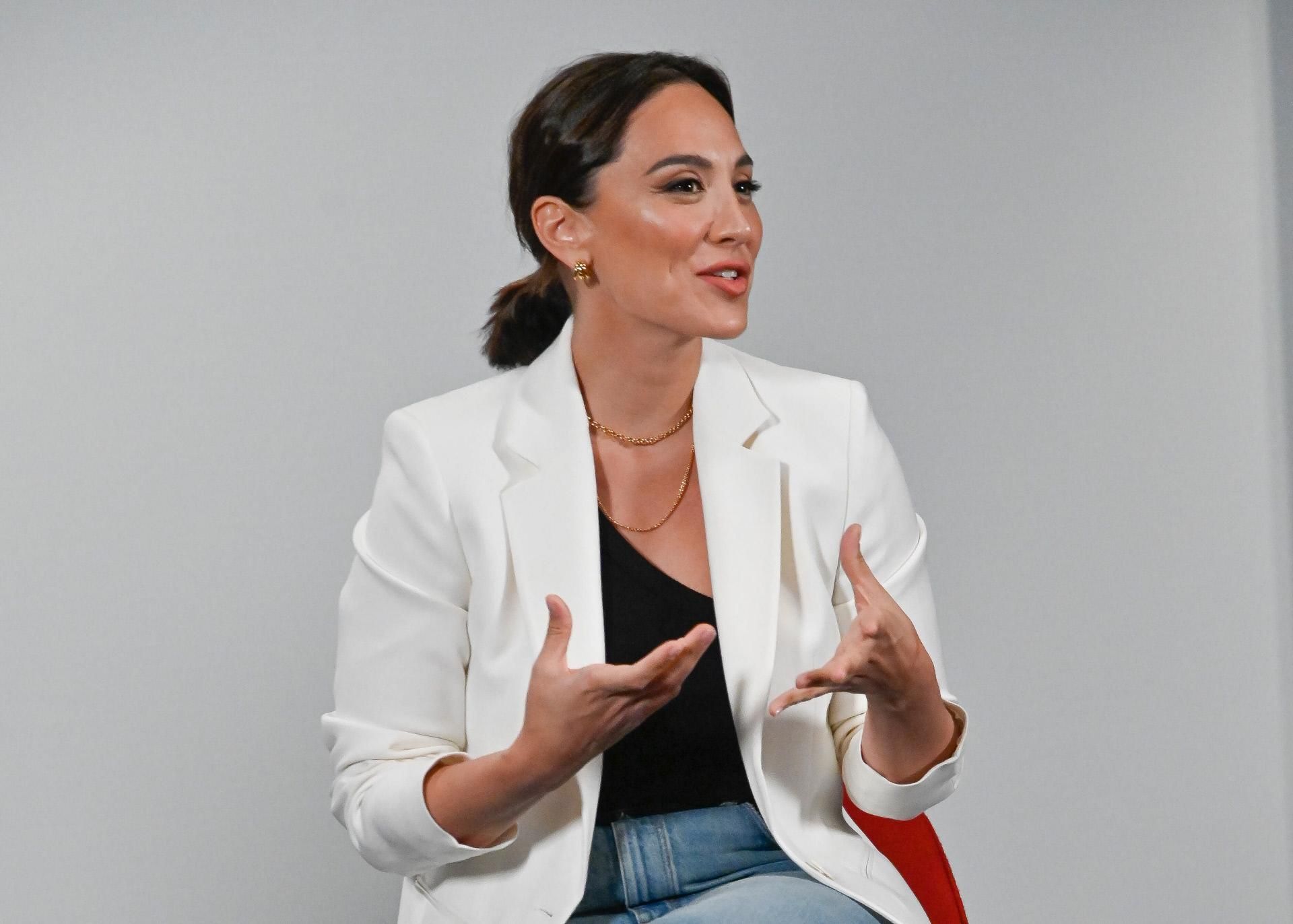 Tamara Falcó en la presentación de su documental de Netyflix