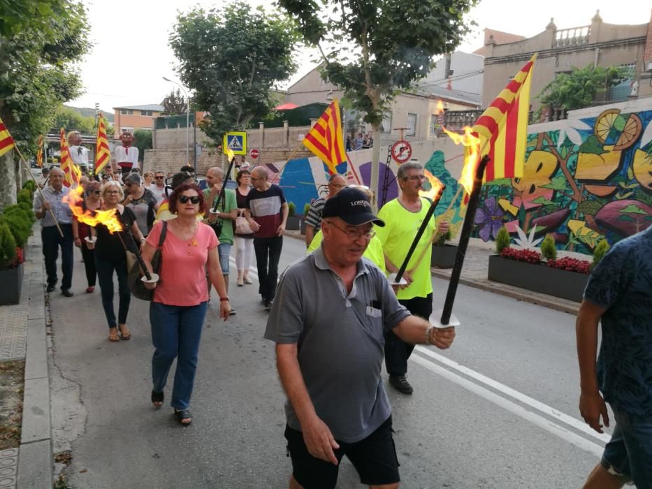 La Flama del Canigó arriba a Sant Vicenç