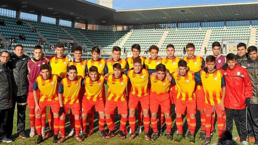 La selecció catalana sub-16, amb Arnau Tortosa, ha sumat els quatre punts a Palència