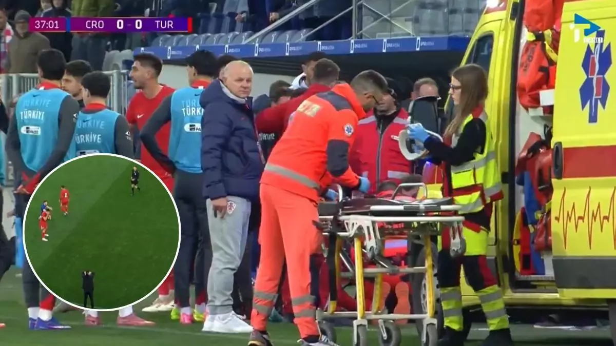 ¡Drama en Turquía! ¡El seleccionador sub'21 se desploma en pleno partido!