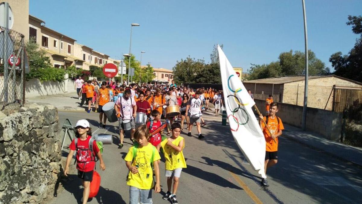 Niños olímpicos en Marratxí