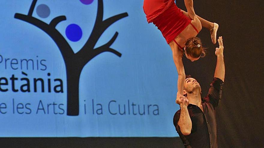 Un moment de la gala de lliurament, l&#039;any passat, al teatre Conservatori