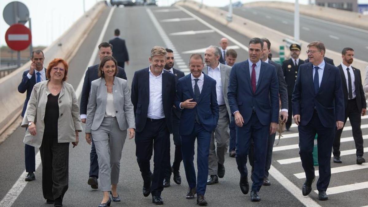 Reyes Maroto, en su visita a Valencia.