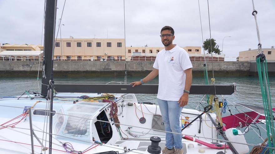 El grancanario de 23 años que cruzará el Atlántico en solitario en un barco de 6,5 metros: “Quería dar la vuelta al mundo”