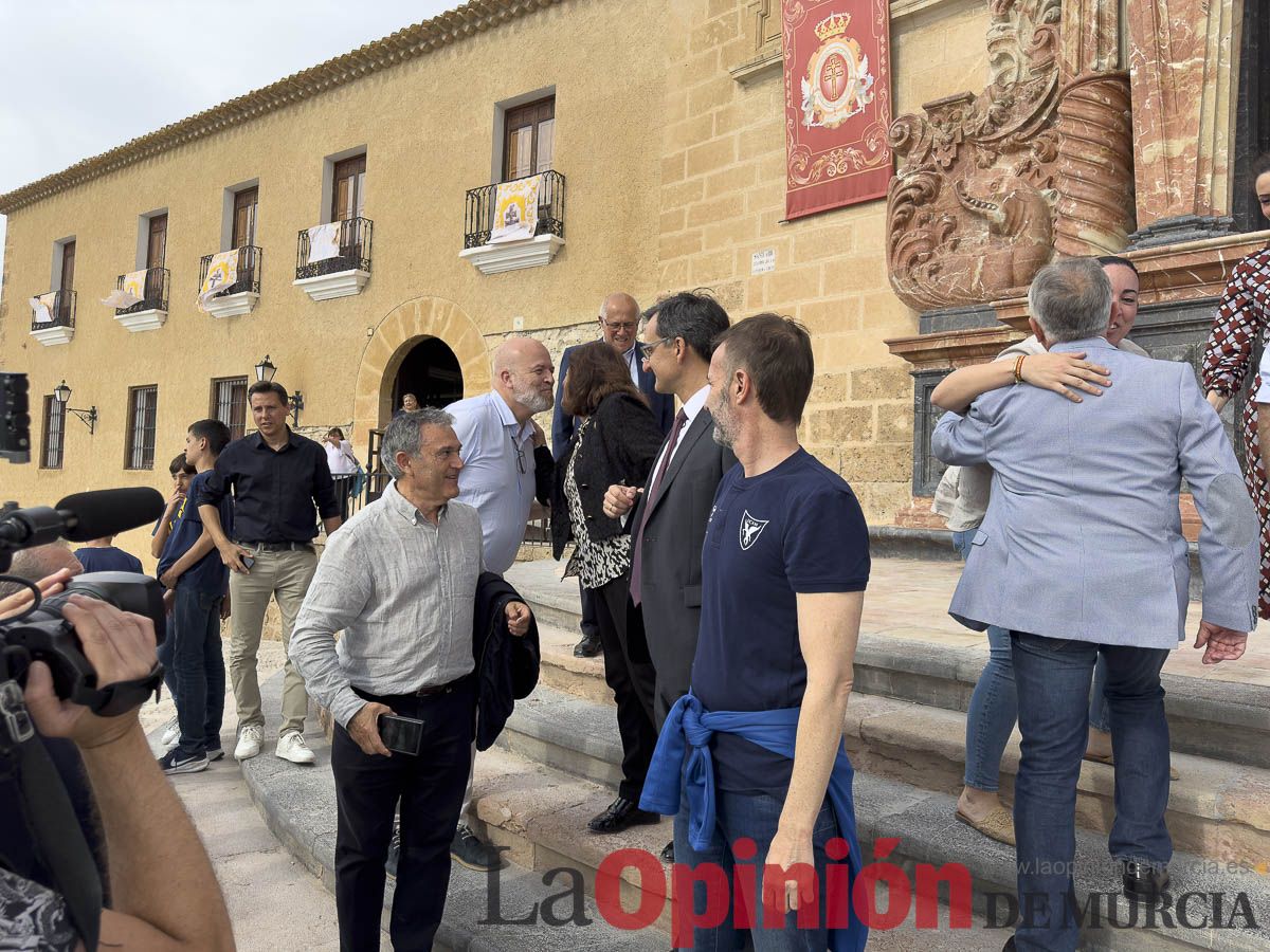 El UCAM de baloncesto peregrina a Caravaca de la Cruz en su Año Jubilar