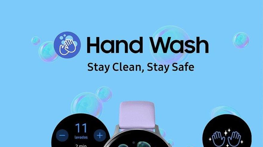 Samsung lanza la aplicación &#039;Hand Wash&#039; para sus relojes inteligentes