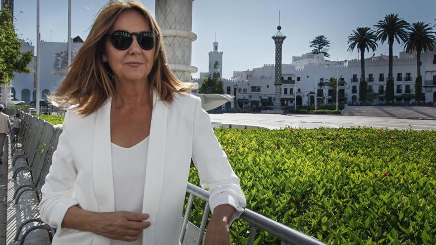 María Dueñas posa en la ciudad marroquí de Tetuán.