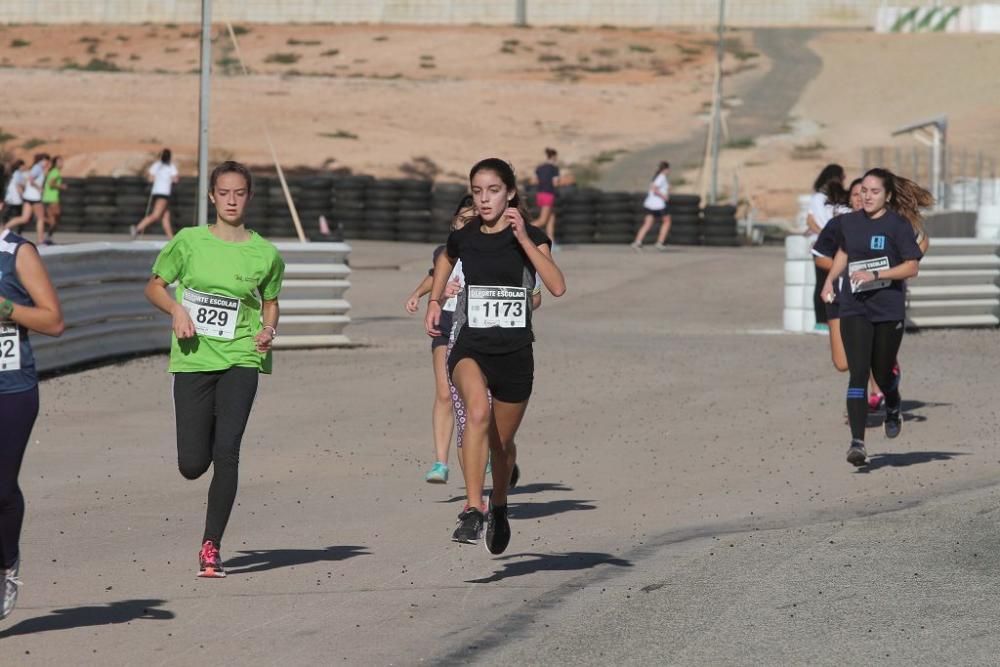 Cross Escolar Cartagena en el Circuito de Velocida