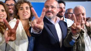 Alejandro Fernández celebra los resultados del PP la noche electoral