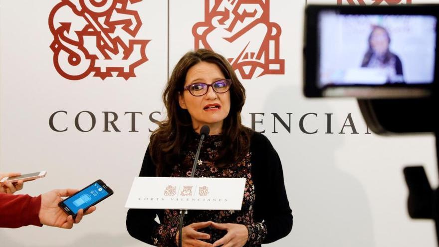 La vicepresidenta del Consell, Mónica Oltra.