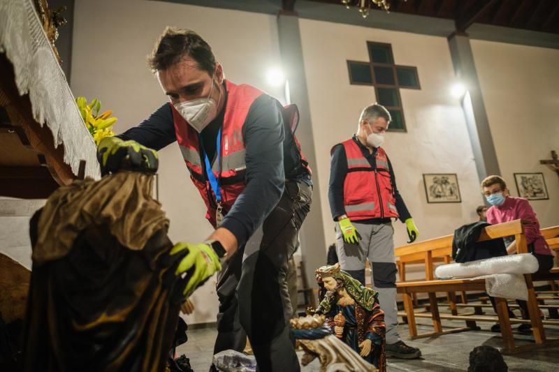 Pesebre volcánico del IGN con la Iglesia Tajuya