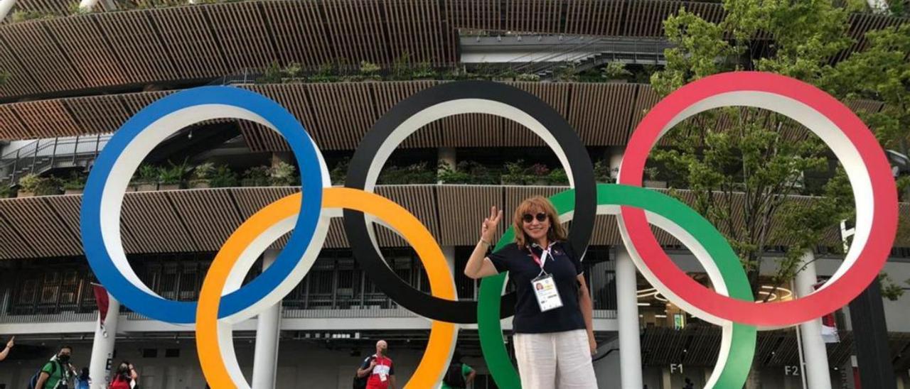 Carmen Menéndez, en los Juegos Olímpicos de Tokio. | R. S. A.