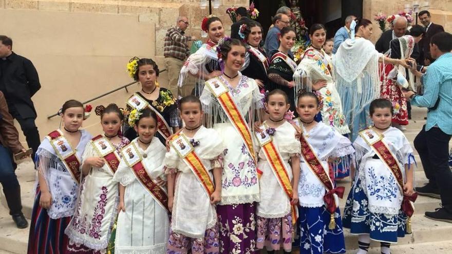 Un desfile de los huertanos pasado por agua