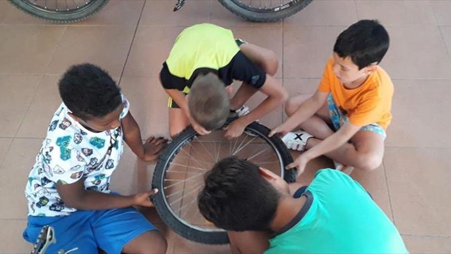 Taller de bicis para niños