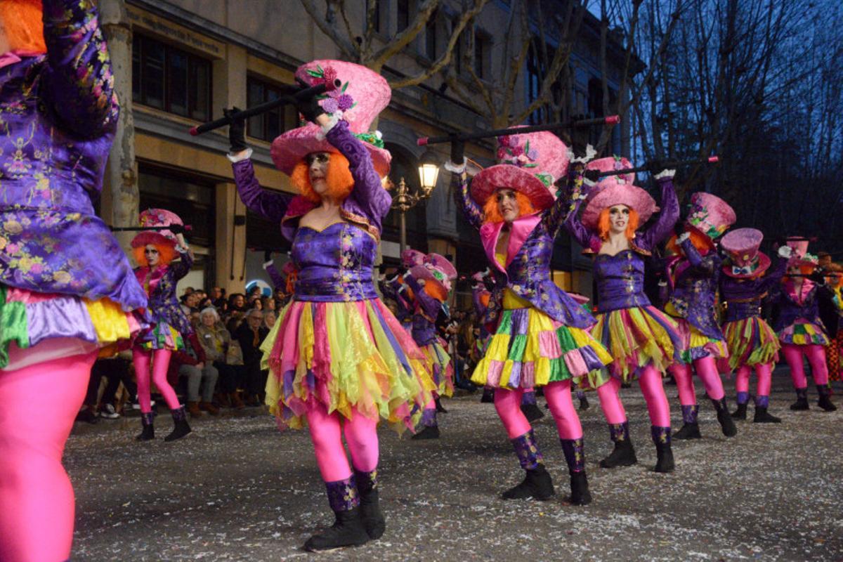 La rua del Carnaval d'Olot, en una imatge d'arxiu.