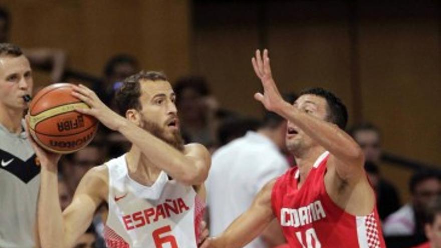 Amistoso Mundobasket: España - Croacia