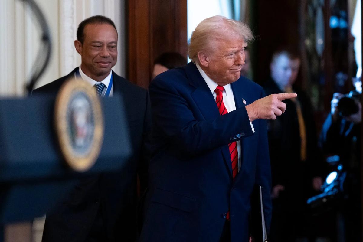 Woods y Trump volvieron a encontrarse en Washington en busca de un acuerdo para el golf mundial