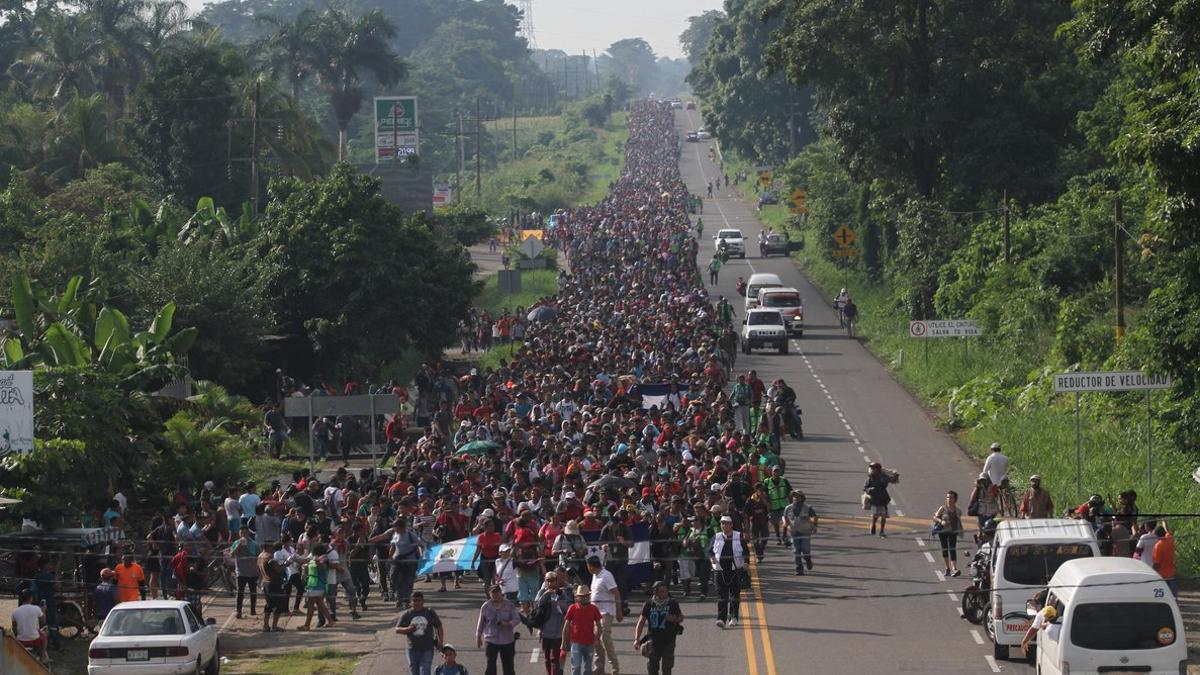 Caravana migrante m s de 7.000 personas quienes la integran seg n ONU