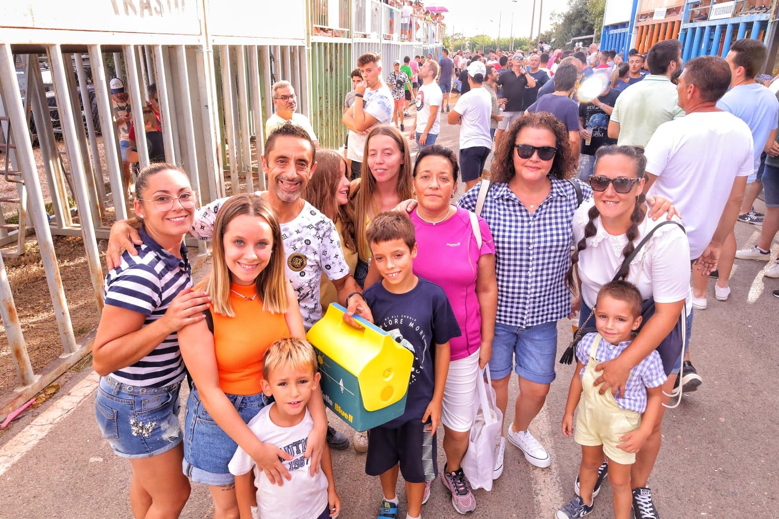 Santa Bárbara, en Burriana, vibra con el 'bou en corda'