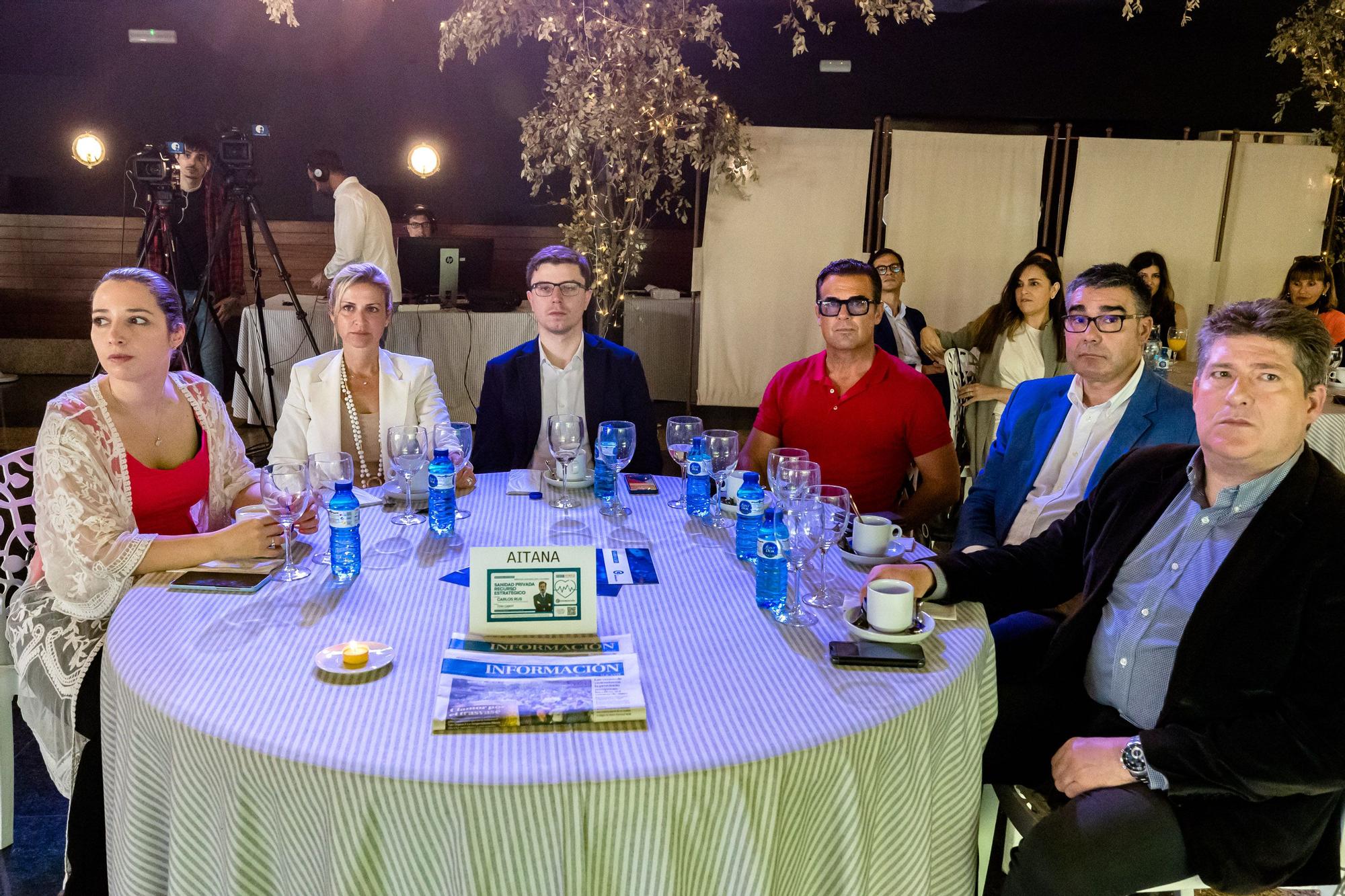 Encuentro INFOSALUD en el Restaurante Maestral de Alicante. Un evento que reúne a profesionales del sector de la Sanidad Privada de la provincia con la participación de Carlos Rus, presidente de la Alianza de la Sanidad Privada Española