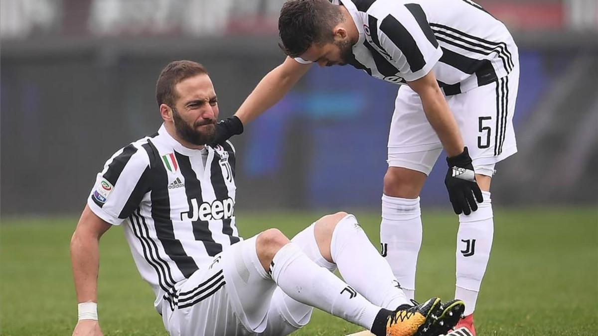 Higuaín, KO ante el Torino