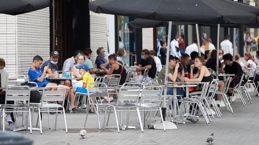 Una terrassa a la ciutat de Barcelona