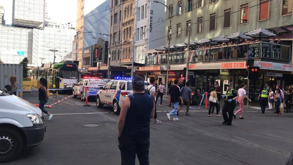 Atropello masivo en Melbourne