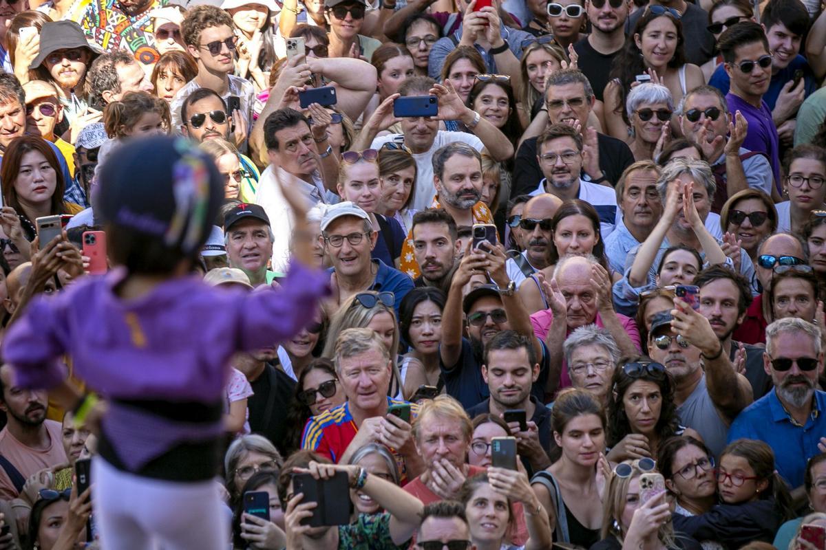 La Diada Castellera de la Mercè reúne las ocho colles de Barcelona