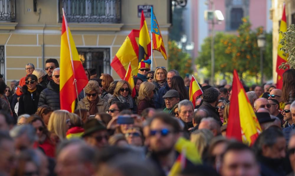 Concentración de Vox en València