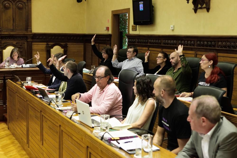 Pleno en el Ayuntamiento de Gijón