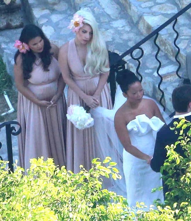 Lady Gaga en la boda de Bo O'Connor