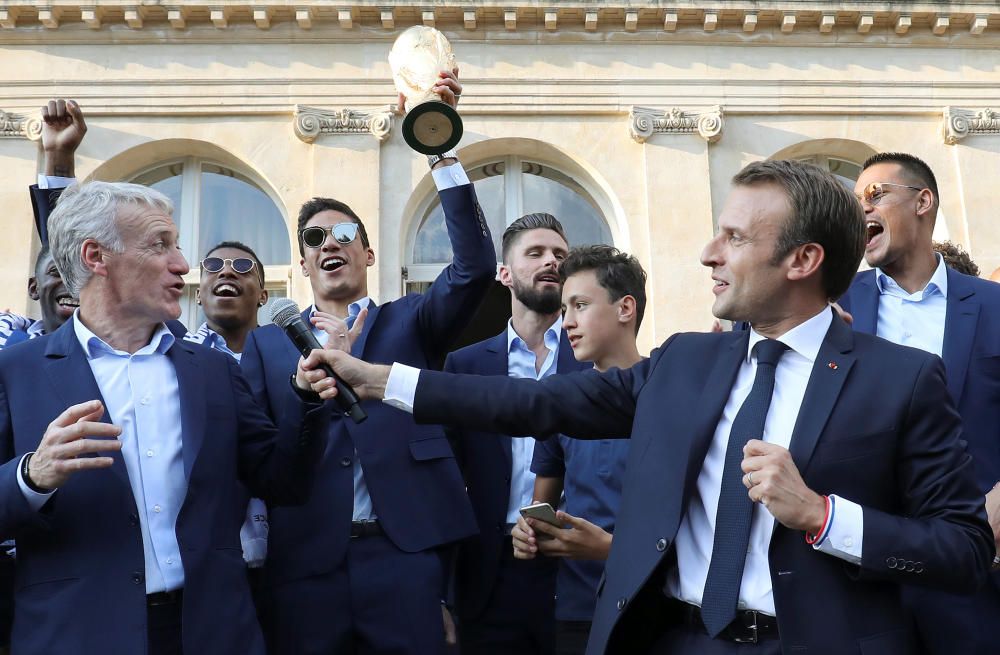 Las imágenes de la celebración de la selección francesa en París