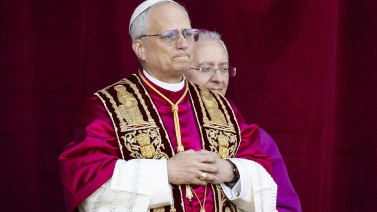 El papa León XIV el día de su elección.
