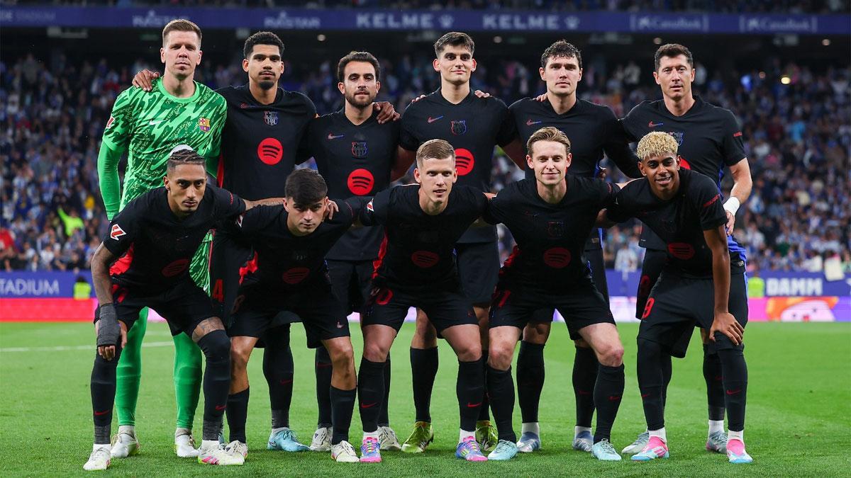 El 1x1 del Barça frente al Espanyol al descanso