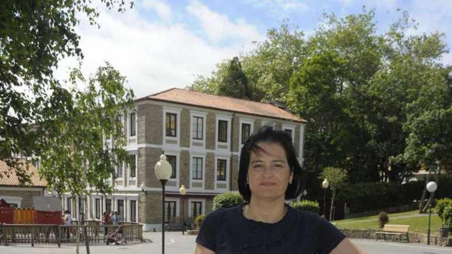 Silvia Seixas, no concello de Arteixo.