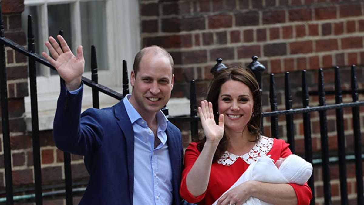 El príncipe Guillermo y Kate Middleton presentan a su tercer hijo